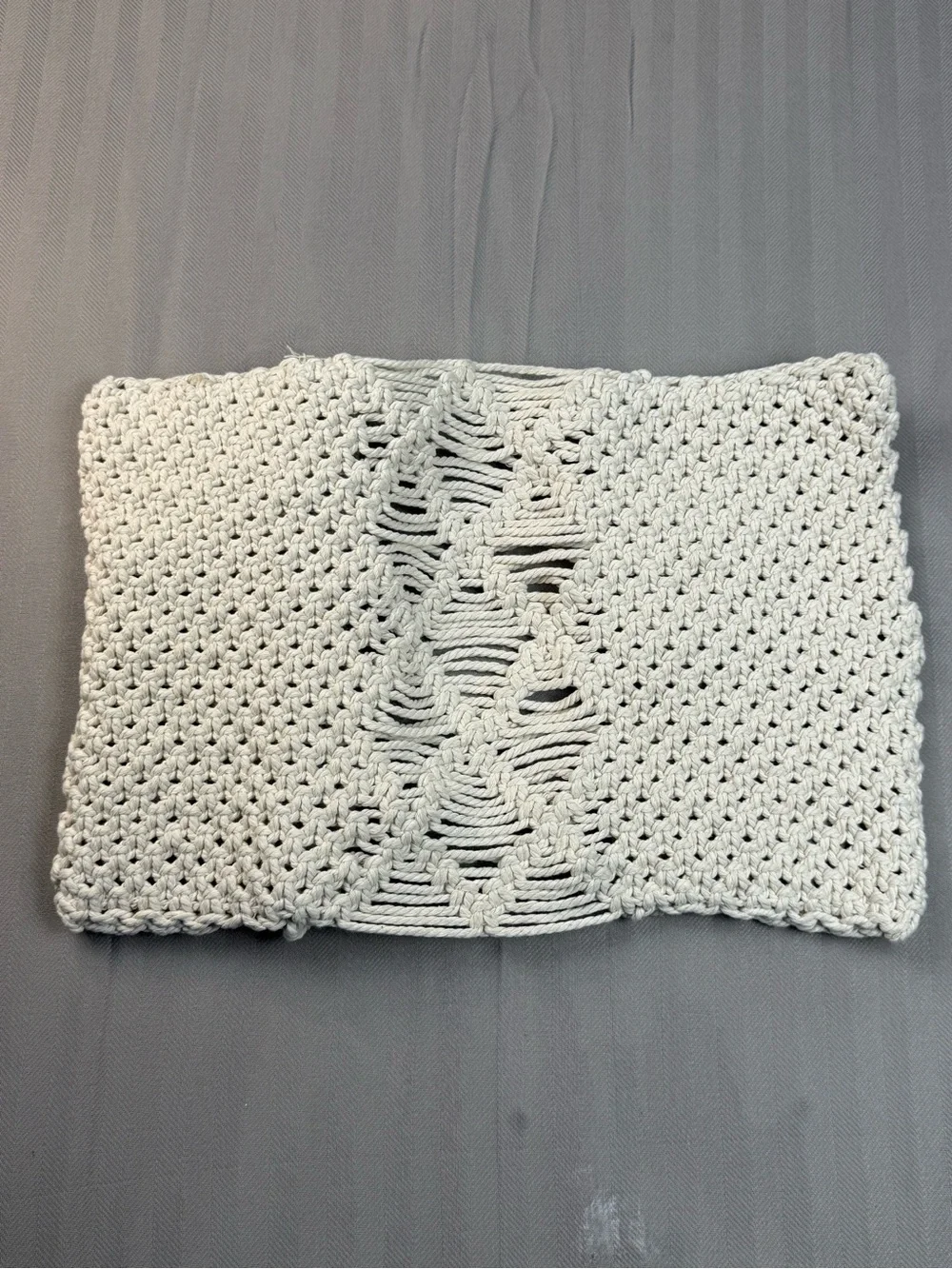 Handmade Ivory Crochet Bible Book Cover Boho